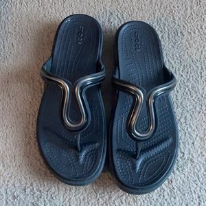 Croc sandals
